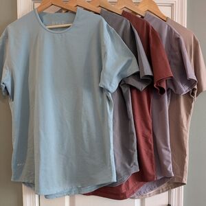 Bylt Drop Cut Premium Basics Short Sleeve Tee Shirt Lot of 5 Athletic Size L